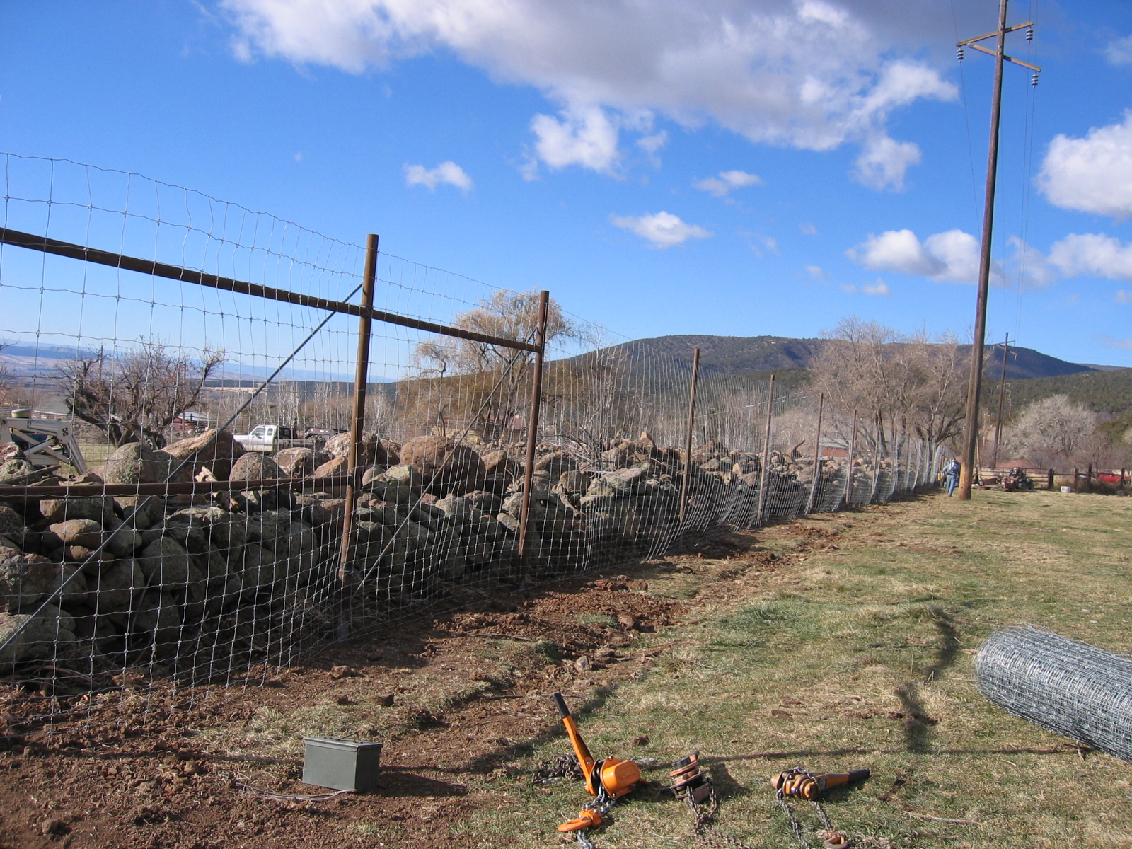 Fencing Progress, Too!