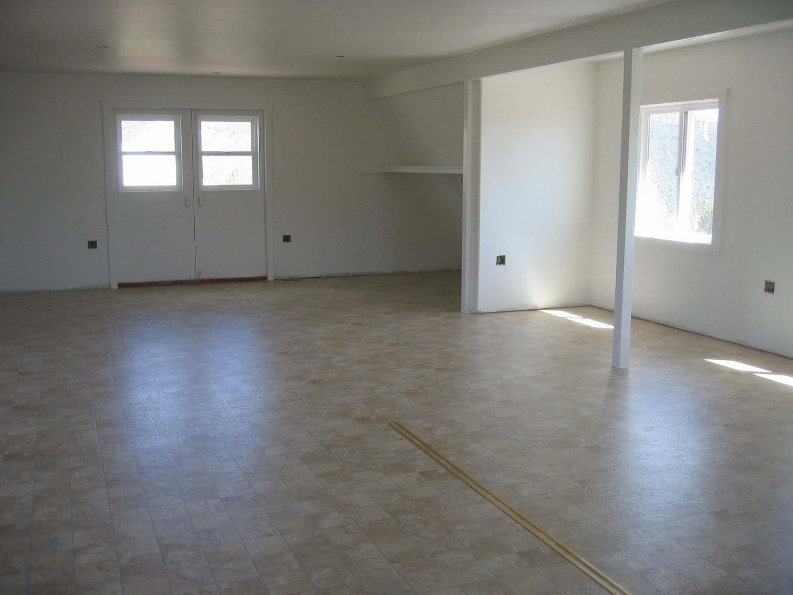 The second floor of the shop is looking nice. 