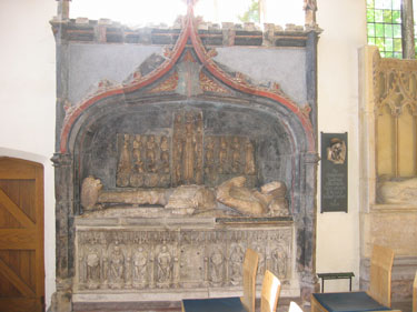 The Tomb of Sir Richard Herbert of Ewyas.