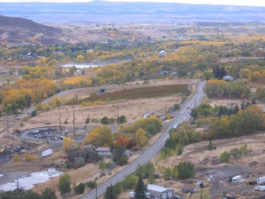 A gorgeous view down into the North Fork Valley.