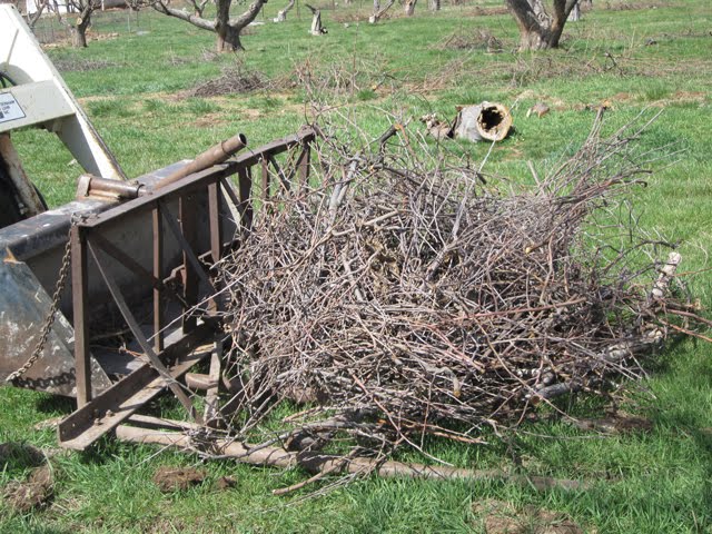 Another look at the brush fork in action. 