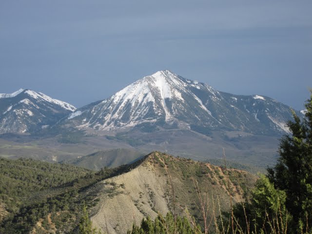 Apple Blossoms and Mount Lamborn