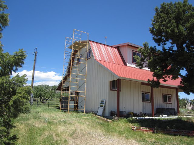 The shop is being readied for solar.