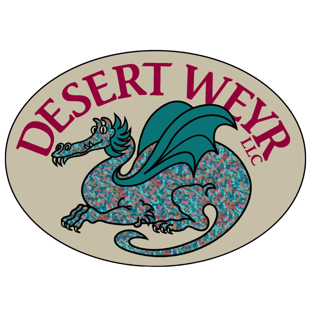 The Desert Weyr business logo.